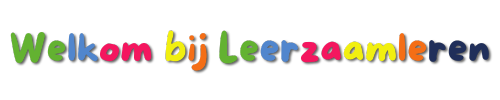logo alleen tekst welkom leerzaamleren